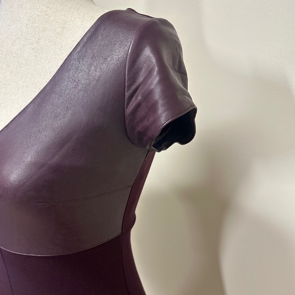 Bailey 44 Dante Faux Leather Detail Dress - Picture 10 of 14